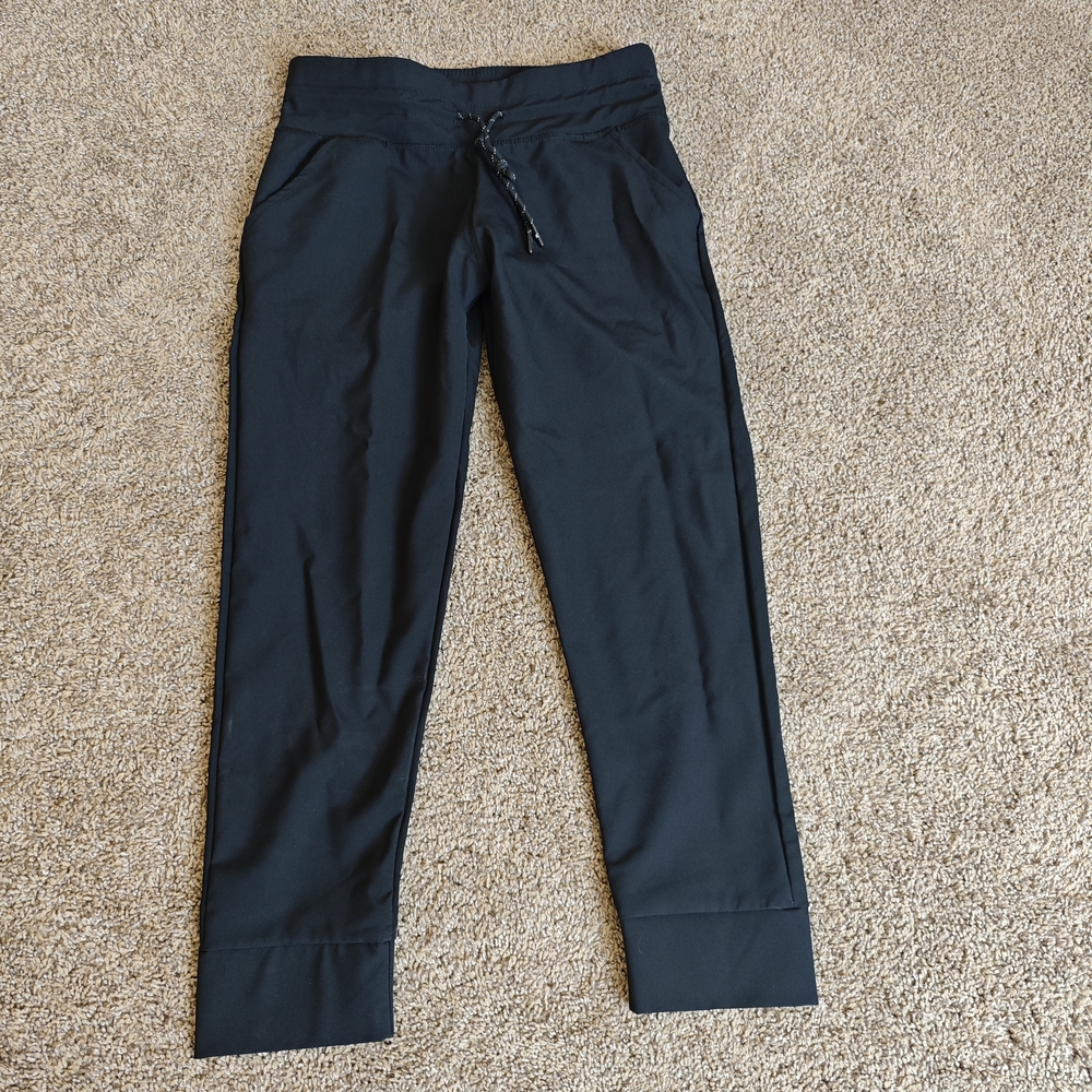 Black Athletic Pants – XL (Fits M), Drawstring Waist